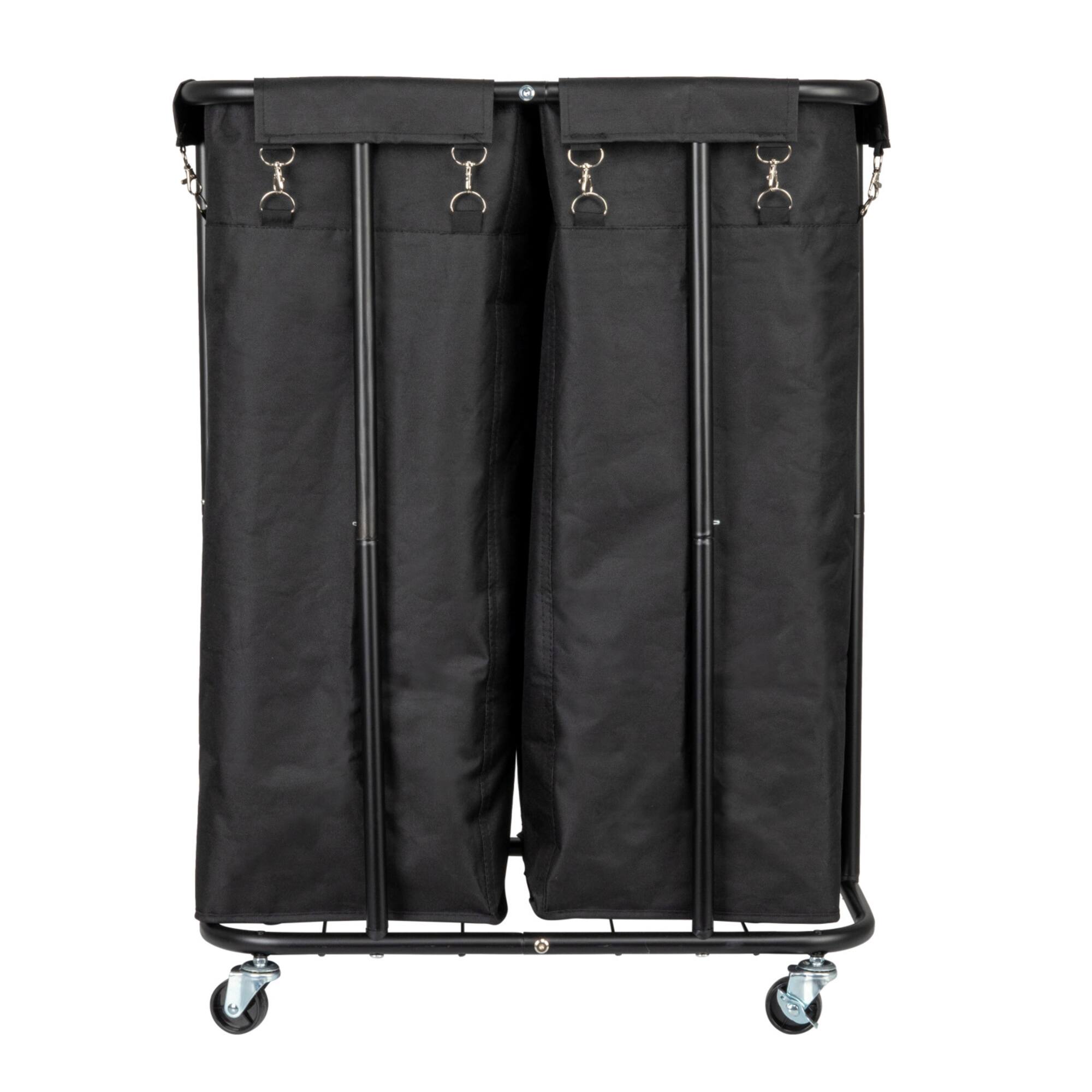Household Essentials 2-Bag Rolling Laundry Sorter